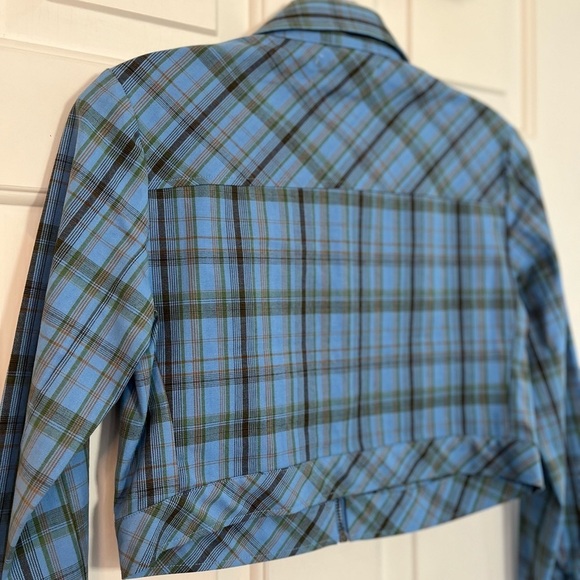 NWT Urban Outfitters As If Plaid Cropped Jacket XS - Picture 12 of 15
